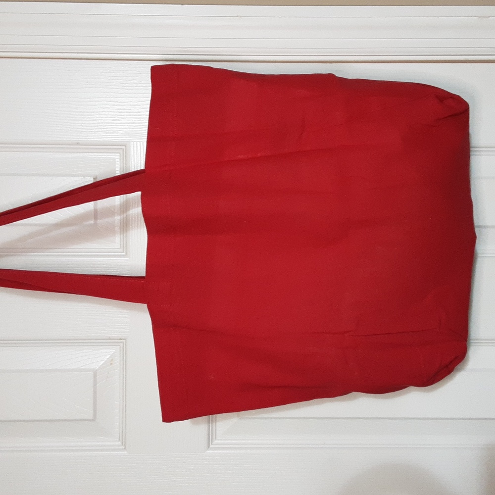 Handmade Cotton Reusable Tote 17" X 14" - Picture 4 of 4